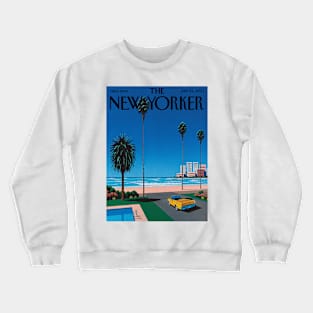 Hiroshi Nagai - beach scenes Crewneck Sweatshirt